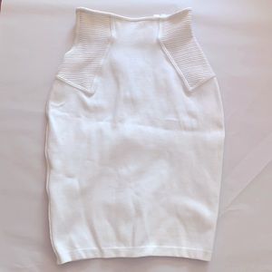 Alaia vintage white bandage skirt XS